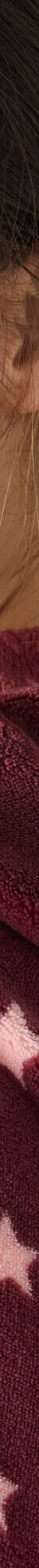 Poncho à capuche, maille polaire toucher peluche (bordeaux / corail) Poncho à capuche, maille polaire toucher peluche (bordeaux / corail)